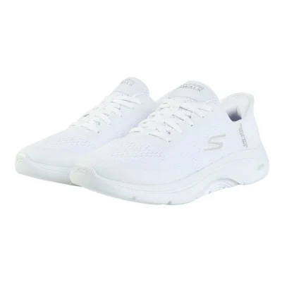 Giày sneaker nữ SKECHERS Hands Free Slip-ins Trắng (125319-WHT)