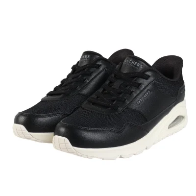 Giày sneaker nữ SKECHERS Uno – Banksia Đen (177117W-BLK)