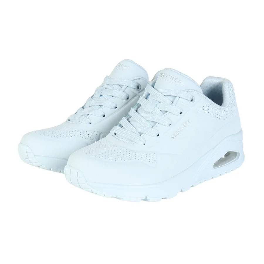 Giày sneaker nữ SKECHERS Uno Stand On Air Xanh Denim (73690-LTDN)