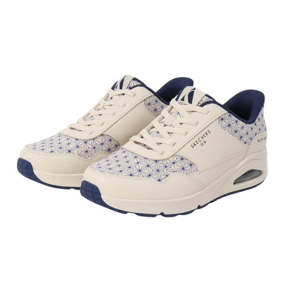 Giày sneaker nam SKECHERS UNO OFF WHITE (183898W-OFWT)