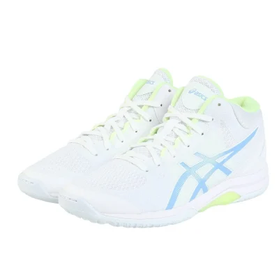 Giày bóng rổ nữ ASICS LADY GELFAIRY 9 Trắng/Xanh Bliss (1062A007.104)