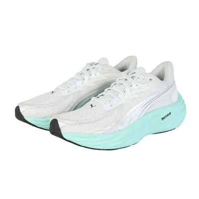 Giày chạy bộ nữ PUMA Velocity 4 Trắng-Xanh Mint (31114105)