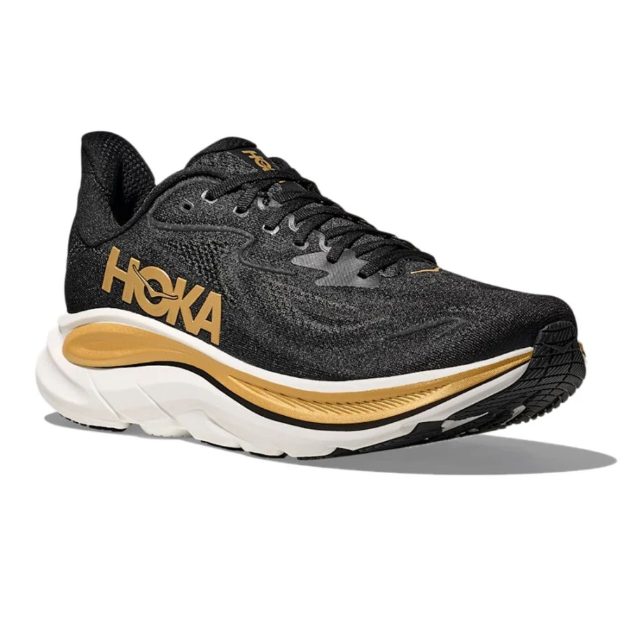 Giày chạy bộ nam HOKA Clifton 10 Đen Vàng (1162030-BKGD)