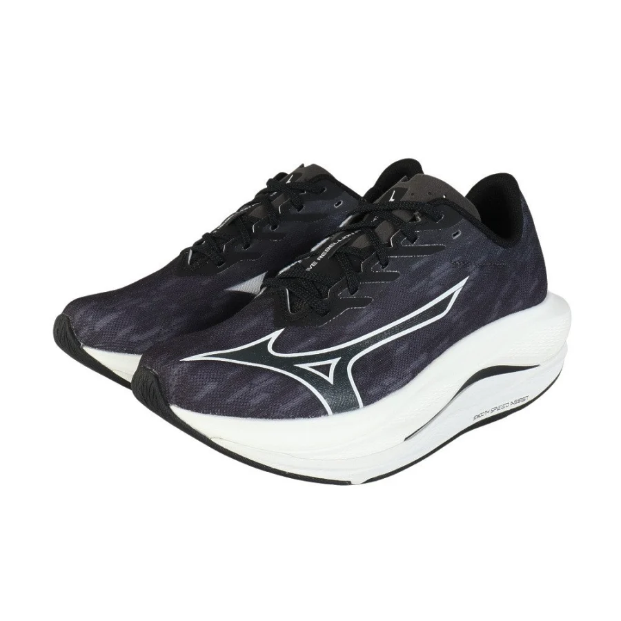 Giày chạy bộ nam MIZUNO WAVE REBELLION FLASH 3 Đen (J1GC253701)