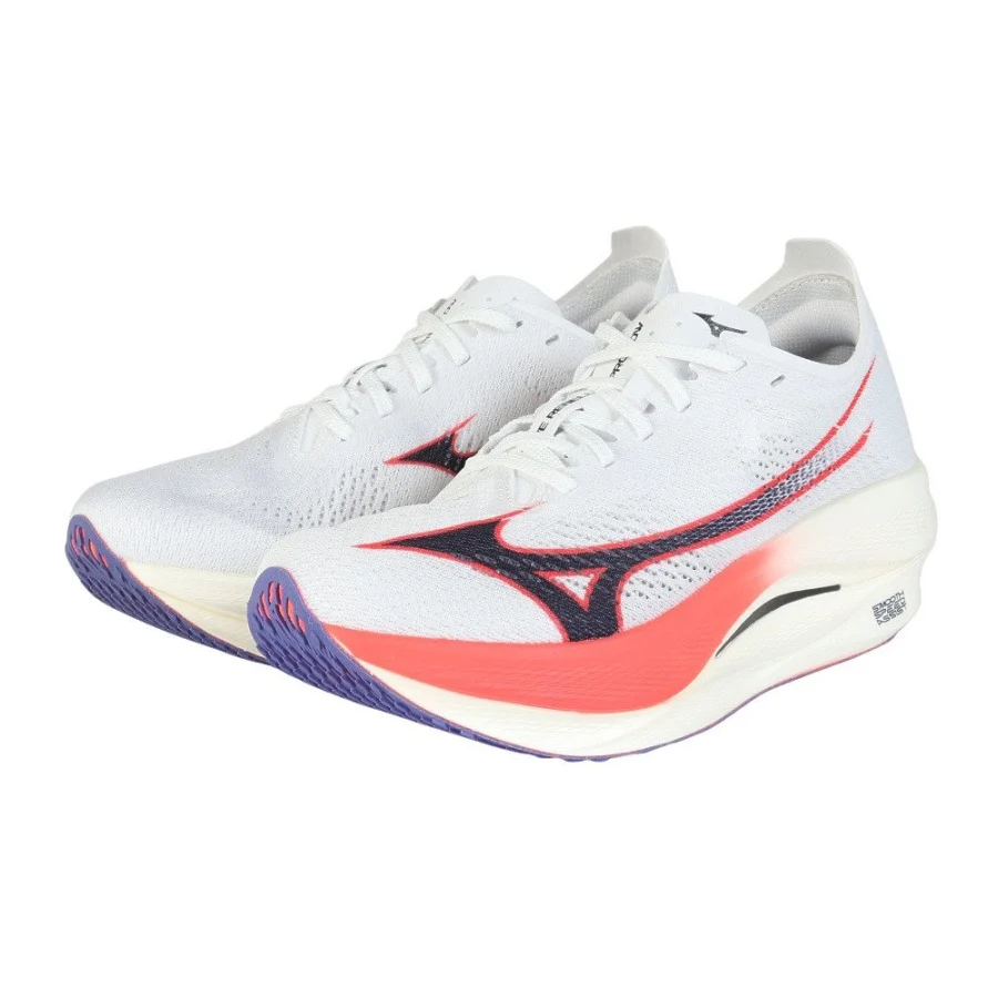 Giày chạy bộ nam MIZUNO WAVE REBELLION PRO Trắng (U1GD254011)