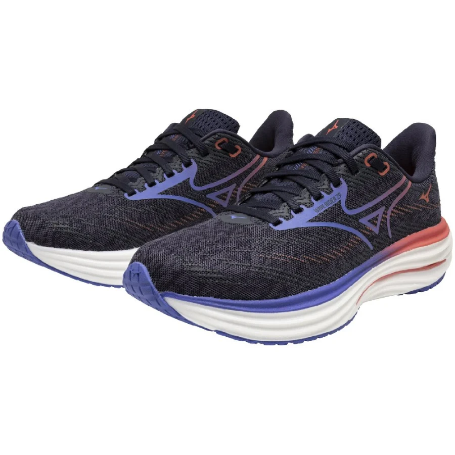 Giày chạy bộ nữ MIZUNO Wave Rider 29 Xanh Navy (J1GD250321)