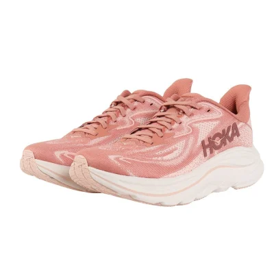 Giày chạy bộ nữ HOKA Clifton 10 Hồng (1162031-BHRS)