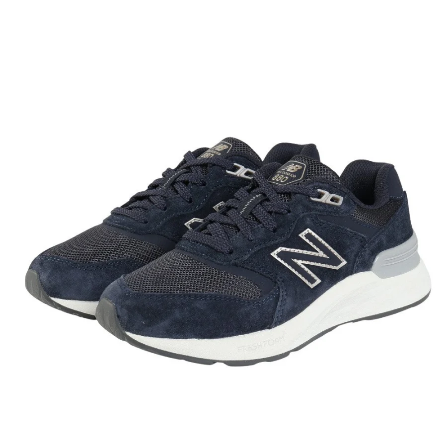Giày sneaker nữ new balance Walking Fresh Foam X 880 v7 Xanh Navy (WW880BC7)