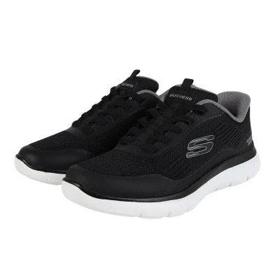 Giày sneaker nam SKECHERS Samitts Later Đen (233047-BKW)