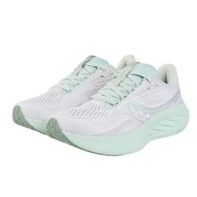 Giày chạy bộ nữ SAUCONY RIDE 18 Trắng/Xanh (S11000-221)