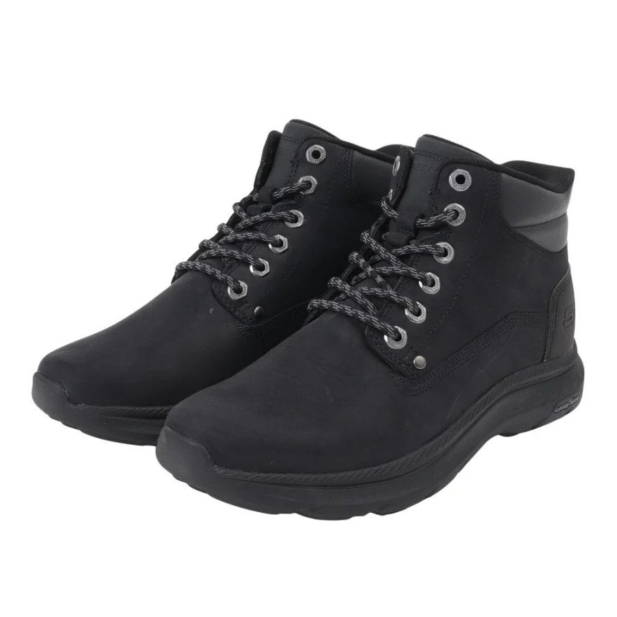 Giày sneaker nam Skechers Polard Waylon Đen (205333-BBK)