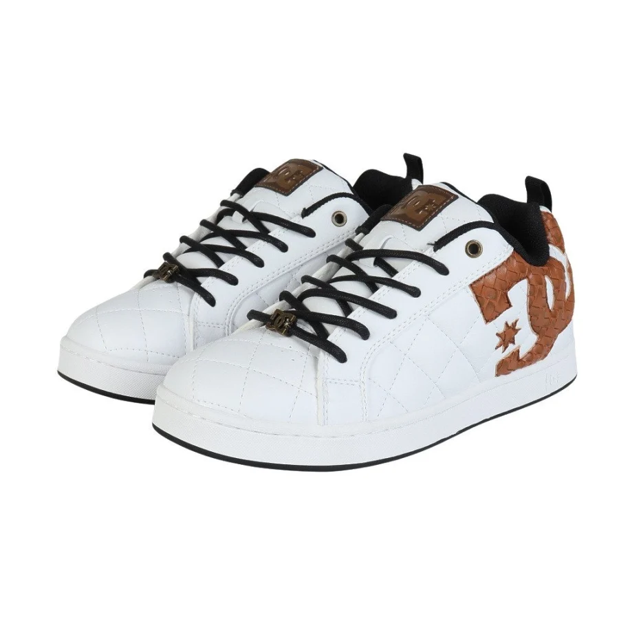 Giày sneaker nam DC SHOES Alliance SE SN Trắng/Nâu (25FWDM254305WBR)