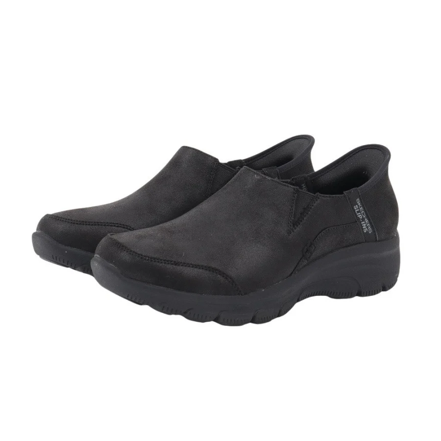 Giày sneaker nữ SKECHERS Easy Going Drive On Đen (158630-BBK)