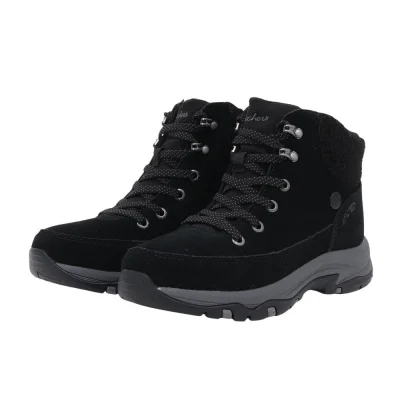 Giày sneaker nữ Skechers Trego, Snow Breeze Đen (167894-BLK)