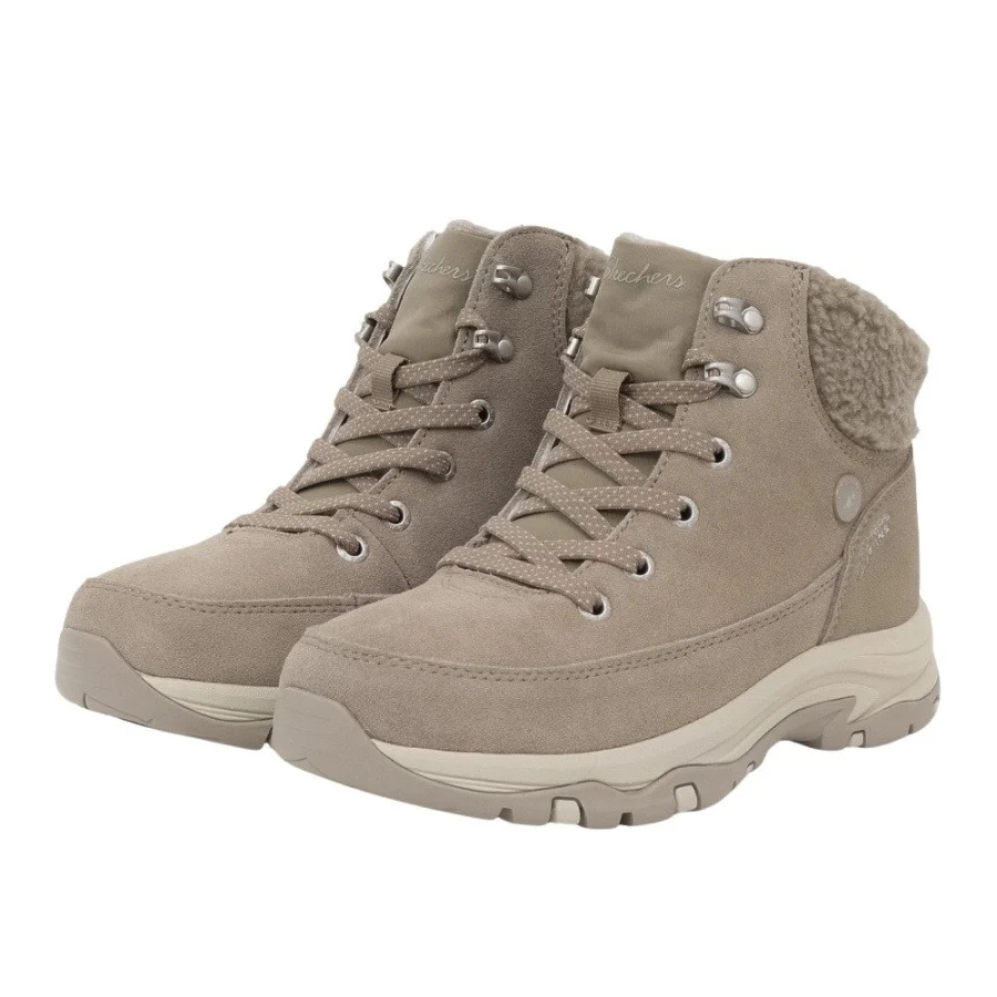 Giày sneaker nữ Skechers Trego Snow Breeze Nâu (167894-TPE)