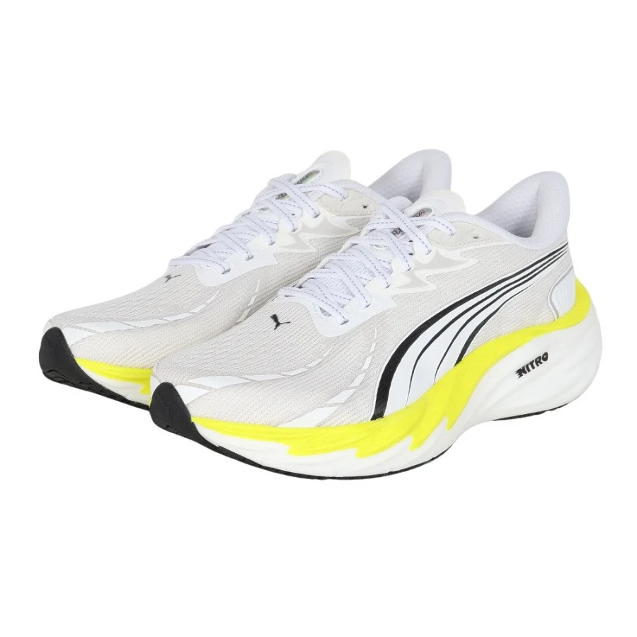 Giày chạy bộ nam PUMA Velocity 4 Trắng-Vàng (31263509)