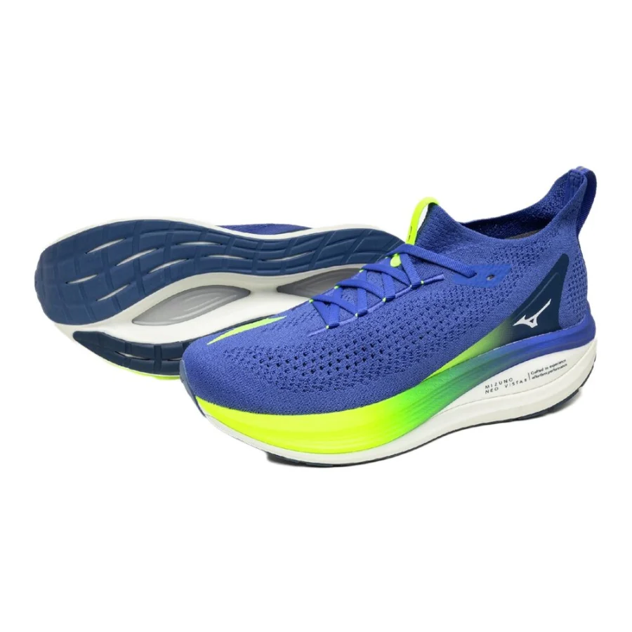 Giày chạy bộ nam MIZUNO NEO VISTA 2 Trắng Xanh Navy (J1GC253451)