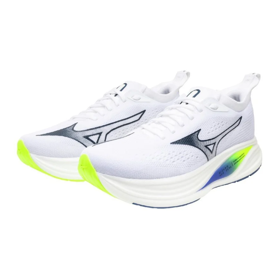 Giày chạy bộ nam MIZUNO Neozen 2 Trắng Xanh Blue (J1GC268601)