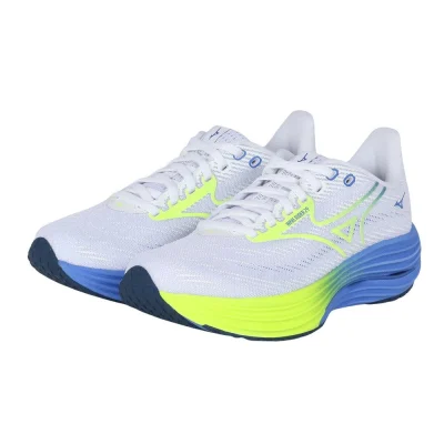 Giày chạy bộ nữ MIZUNO Wave Rider 29 Trắng/Vàng (J1GD250371)