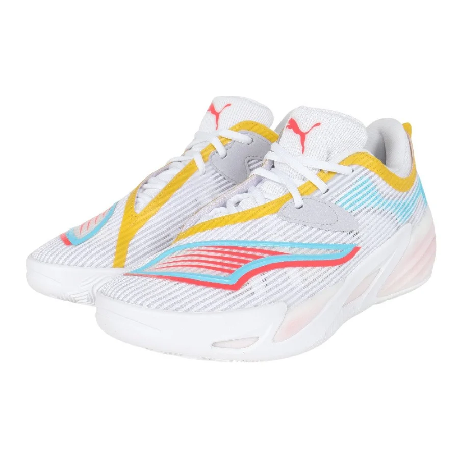 Giày bóng rổ PUMA ALL-PRO NITRO 2 Trắng-Sunblaze (31283901)
