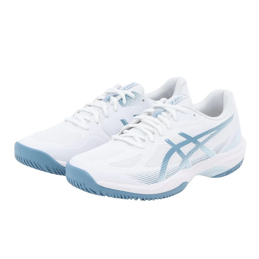Giày sneaker nam ASICS COURT HUNTER FF Trắng/Xanh Saba (1071A111.103)