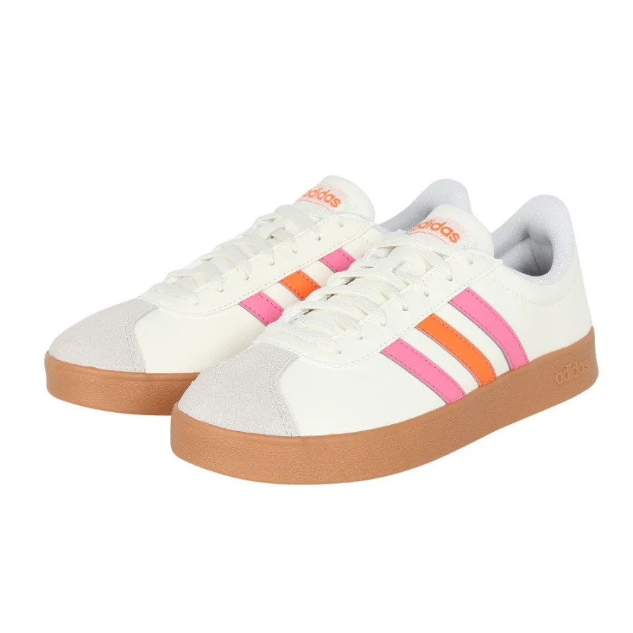 Giày sneaker nữ adidas VL Court Base Trắng Hồng (IH9341)