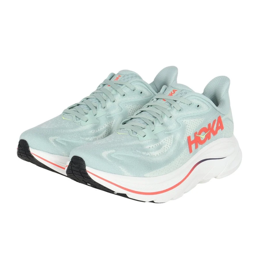 Giày chạy bộ nam HOKA Clifton 10 Xanh Đỏ (1162032-SGNN)