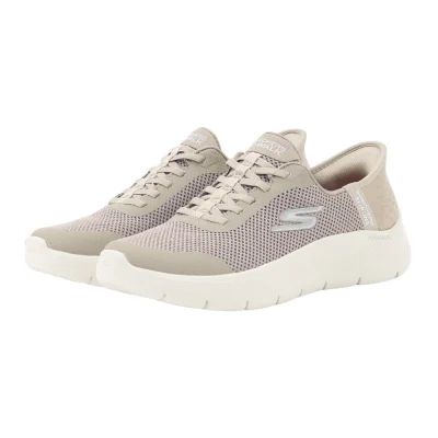 Giày sneaker nữ SKECHERS GO WALK Flex Grand Entry Nâu (124836-TPE)