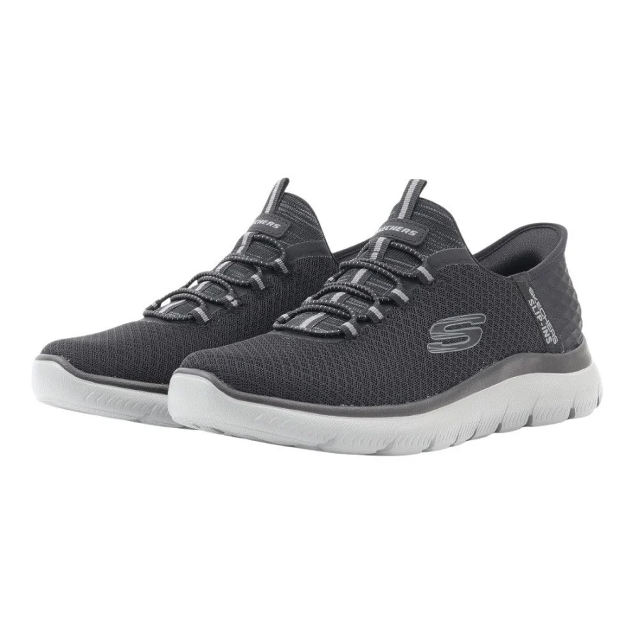 Giày sneaker nam SKECHERS Samitts High Range Đen (232457-BKCC)