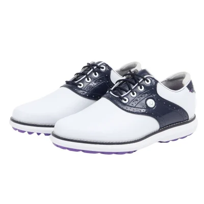 Giày golf nữ FOOT JOY Traditionals Trắng/Xanh Navy (97899 W)