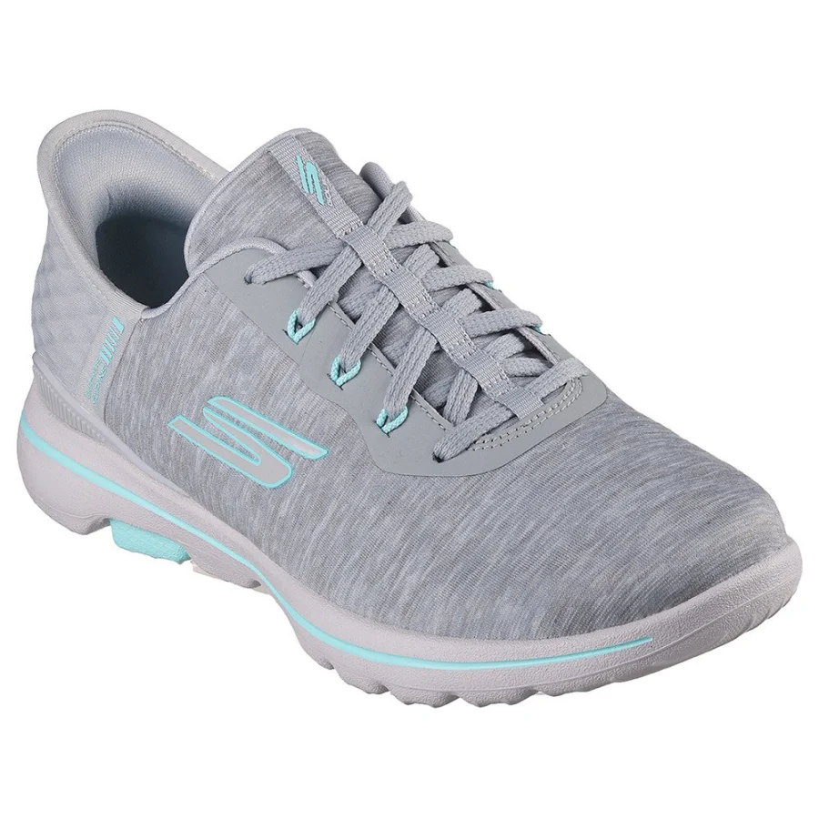 Giày golf nữ SKECHERS GO GOLF WALK5 Xám (123085-GYAQ)