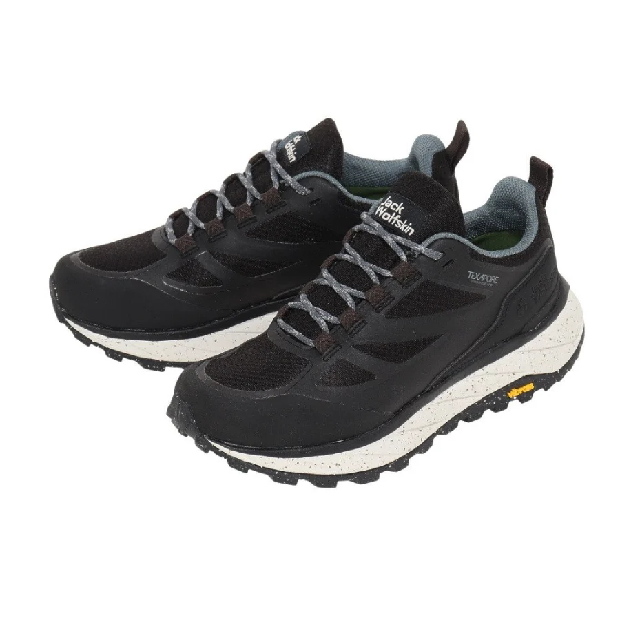 Giày leo núi nữ JackWolfskin Terra Venture Đen (4051631-6364)