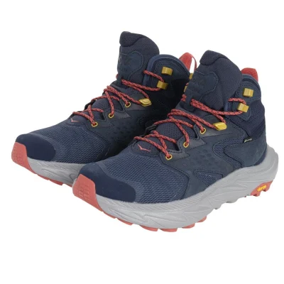 Giày leo núi nam HOKA ANACAPA 2 MID GTX Xanh Navy (1141633-OSGR)