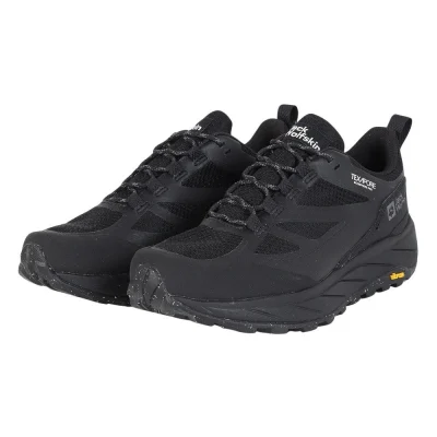 Giày leo núi nam JackWolfskin Terra Venture Đen (4051621-6053)