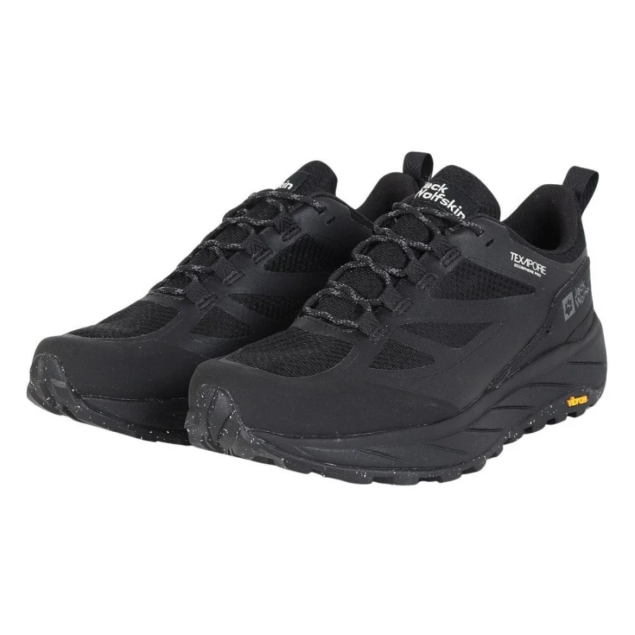Giày leo núi nam JackWolfskin Terra Venture Đen (4051621-6053)