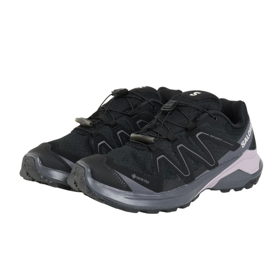 Giày leo núi nữ SALOMON Examotion GORE-TEX Đen (L49135900)